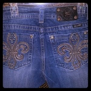 **MISS ME** EUC Straight leg jeans sz 30x33 1/2